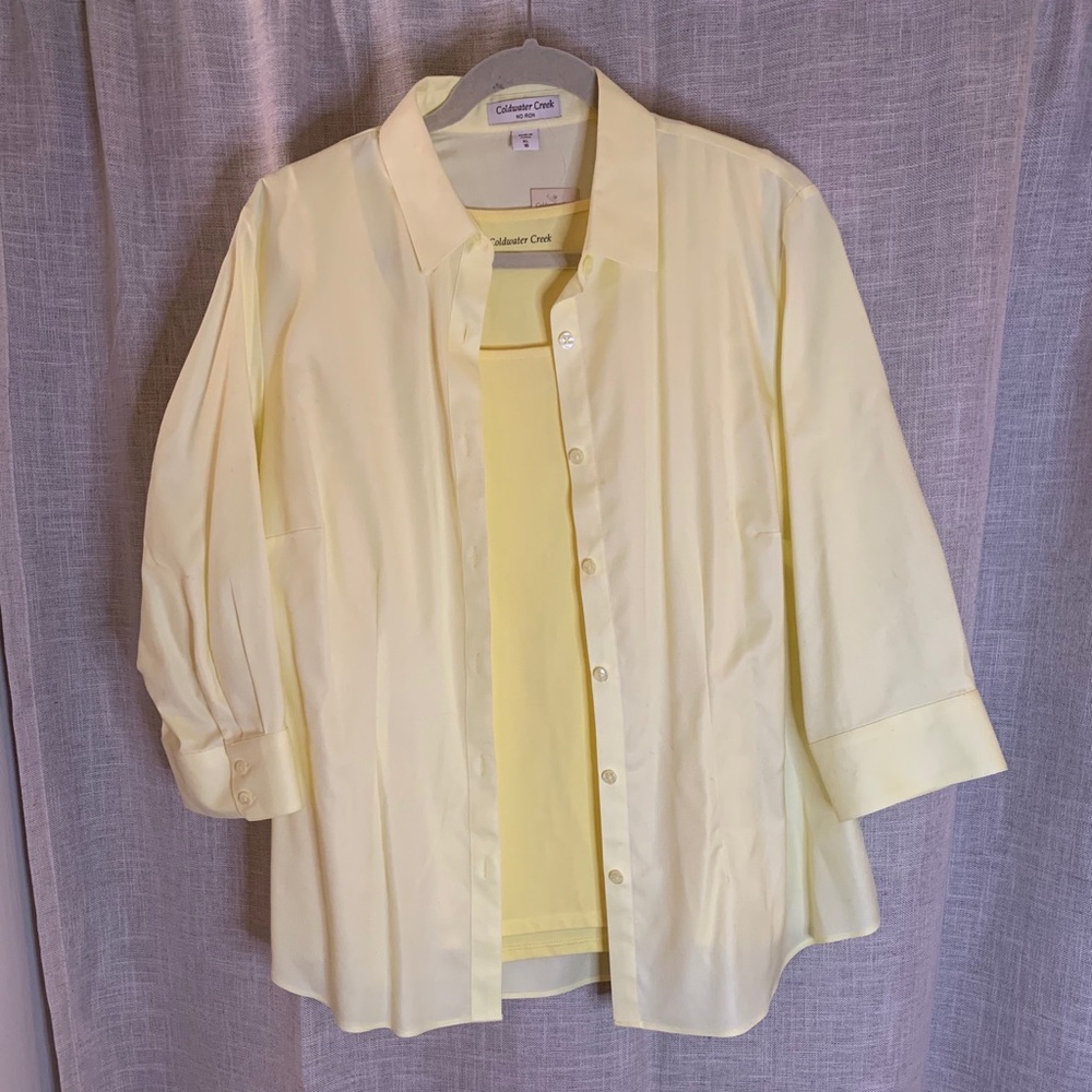 Coldwater Creek Tank & No Iron Shirt